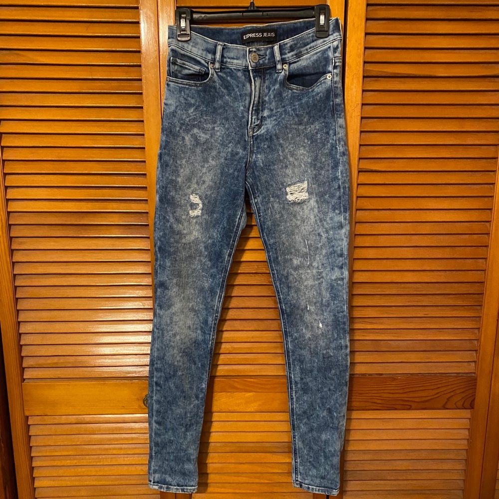 Express Acid Wash High Rise